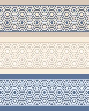 Fashion abstract pattern with hexagons Stock Illustration
