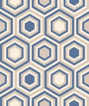 Fashion abstract pattern with hexagons Stock Illustration