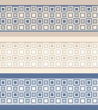 Fashion abstract pattern with squares Stock Illustration