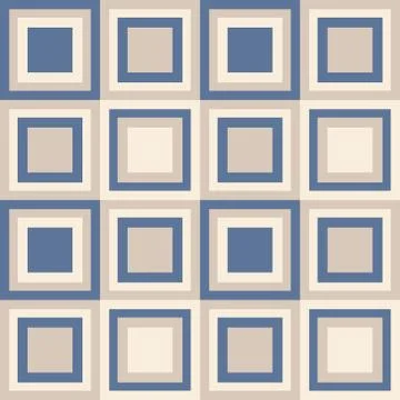 Fashion abstract pattern with squares Stock Illustration