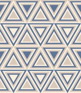 Fashion abstract pattern with triangles Stock Illustration