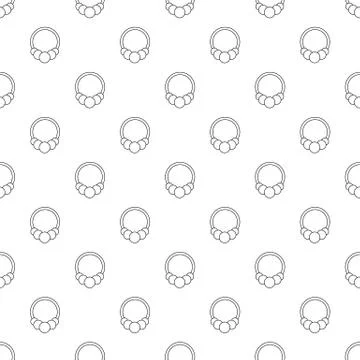 Fashion bracelet pattern vector seamless Stock Illustration
