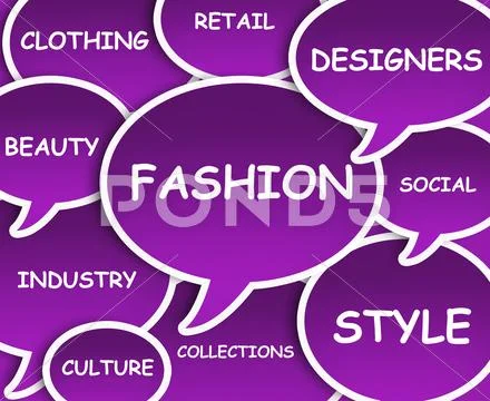 Fashion cloud Stock Illustration