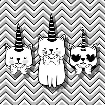 Fashion cute patch with Illustrazione stock