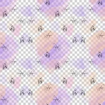 Fashion fabric pattern Stock Illustration