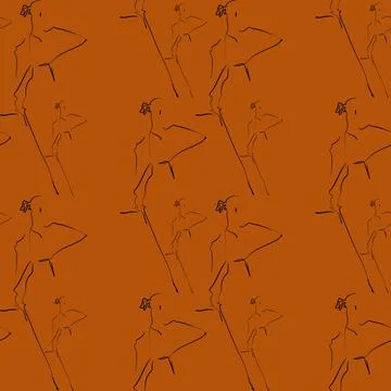 Fashion fabric pattern Stock Illustration