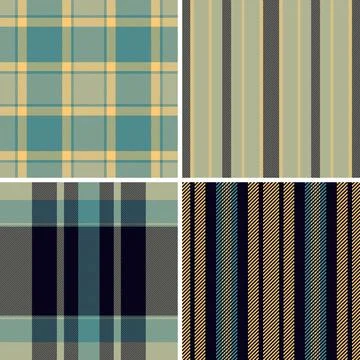 Fashion forward plaid texture aimed streetwear graphics. Energetic tartan lay Stock Illustration