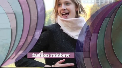 Fashion Gallery Rainbow Stock After Effects