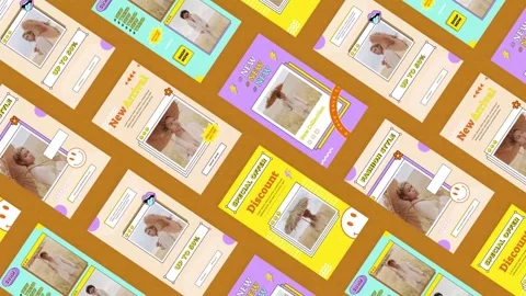 Fashion Instagram Stories After Effects stock