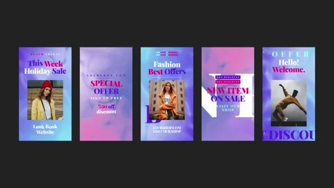 Fashion Instagram Stories Stock After Effects
