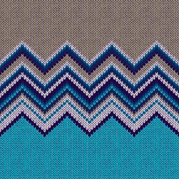 Fashion knitted pattern Stock Illustration