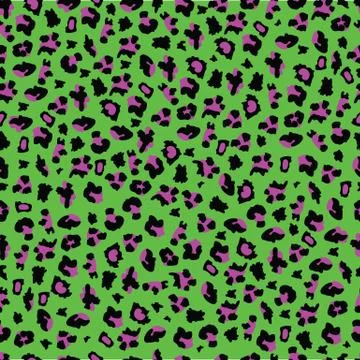 Fashion leopard seamless pattern for textile prints design vector illustration. Stock Illustration