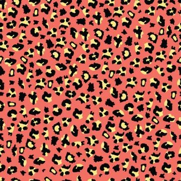Fashion leopard seamless pattern for textile and backgrounds vector illustration 스톡 일러스트