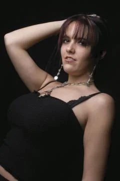 Fashion model - angle Stock Photos
