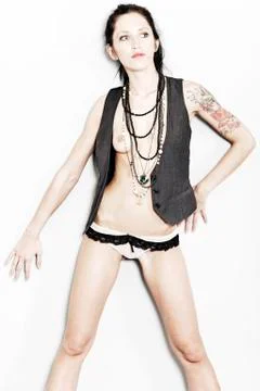 Fashion model posing Stock Photos