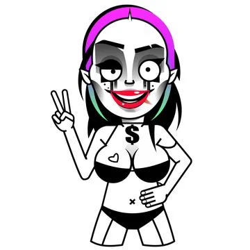 Fashion model posing, vector illustration. Woman body template. Nine-head fas Stock Illustration