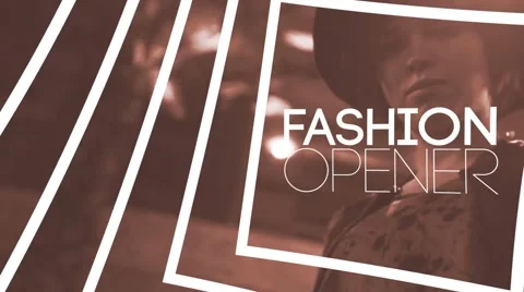 Fashion Opener After Effects stock
