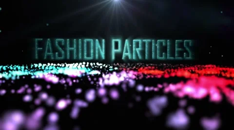 Fashion Particles Stock After Effects