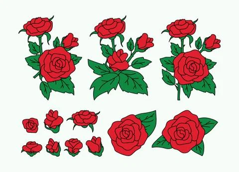 Fashion patch badges set Stock Illustration