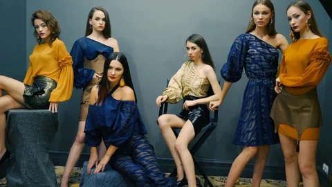fashion poses female models posing footage 093541864 iconl