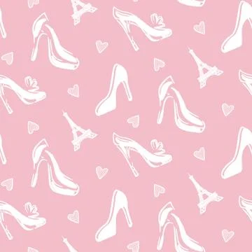 Fashion Seamless pattern background 스톡 일러스트