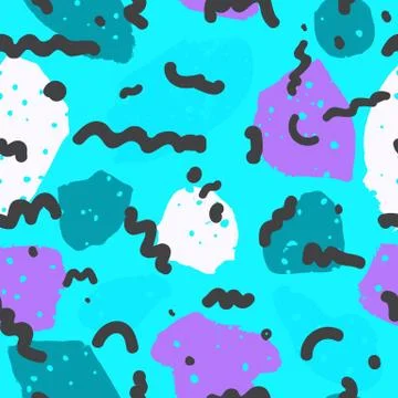 Fashion seamless pattern Illustrazione stock