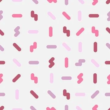 Fashion semless geometric memphis pattern - design 80-90s. Stock Illustration