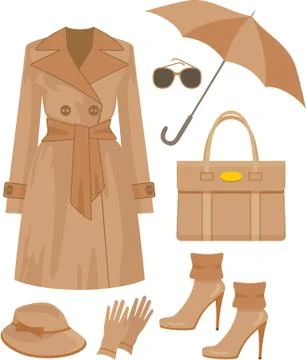 Fashion set. Stock Illustration