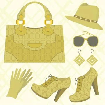 Fashion set 스톡 일러스트
