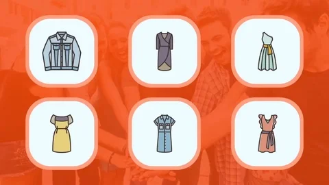 Fashion Shopping Elements Stock After Effects