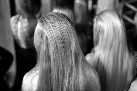 Fashion Show, A Catwalk Event, Backstage Stock Photos