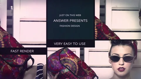 Fashion Slides After Effects stock