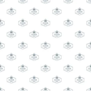 Fashion style bag pattern vector seamless 스톡 일러스트