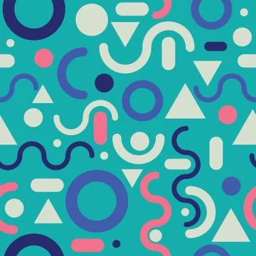 Fashion style modern pattern background Stock Illustration