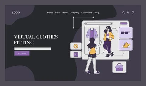 Fashion tech. Flat Vector Illustration Stock Illustration