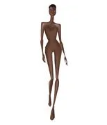 Woman body template for fashion collection. Standing female figure for  fashion Illustration #247034676