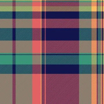 Fashion texture vector background, old fabric tartan pattern. Blank textile.. Illustrazione stock