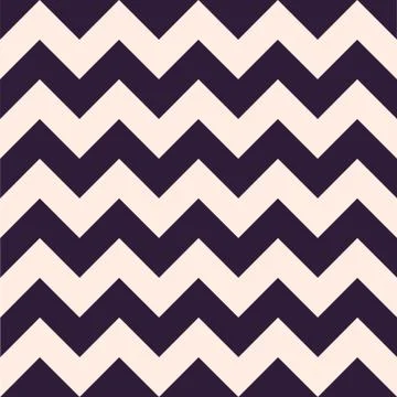 Fashion zigzag pattern, seamless vector background Stock Illustration