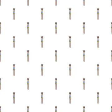 Fashion zip pattern seamless イラスト素材
