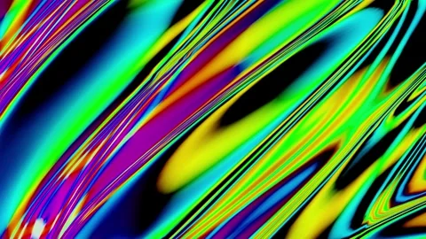 Fashionable Abstract Wave Pattern, Multicolored 05 4K Vídeo Stock 156300200