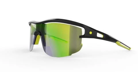 Fashionable and sporty eyewear (sunglasses and goggles) Stock Illustration