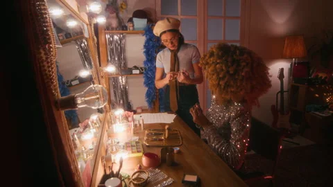 Fashionable Black Female Artist Stock Video Pond5