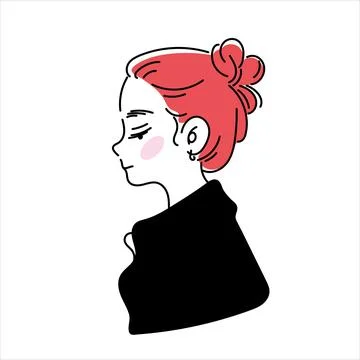 Fashionable flat hand drawn vector illustration 스톡 일러스트