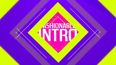 Fashionable Intro Stock After Effects