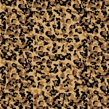 Fashionable Leopard Seamless Pattern. Stylized Spotted Leopard Skin Backgroun 스톡 일러스트