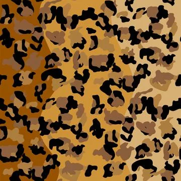 Fashionable Leopard Seamless Pattern. Stylized Spotted Leopard Skin Backgroun Illustrazione stock