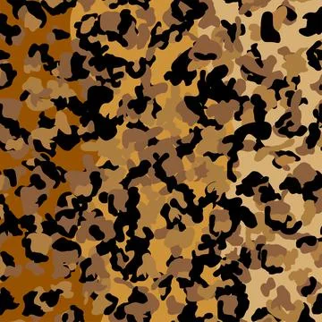 Fashionable Leopard Seamless Pattern. Stylized Spotted Leopard Skin Backgroun Stock Illustration