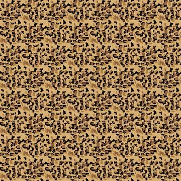 Fashionable Leopard Seamless Pattern. Stylized Spotted Leopard Skin Backgroun Illustrazione stock