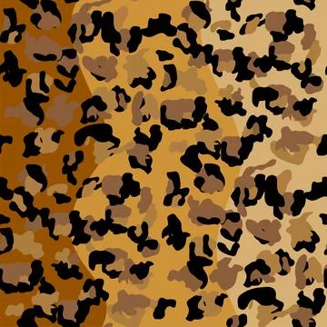 Fashionable Leopard Seamless Pattern. Stylized Spotted Leopard Skin Backgroun Illustrazione stock