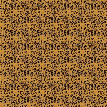 Fashionable Leopard Seamless Pattern. Stylized Spotted Leopard Skin Backgroun Illustrazione stock
